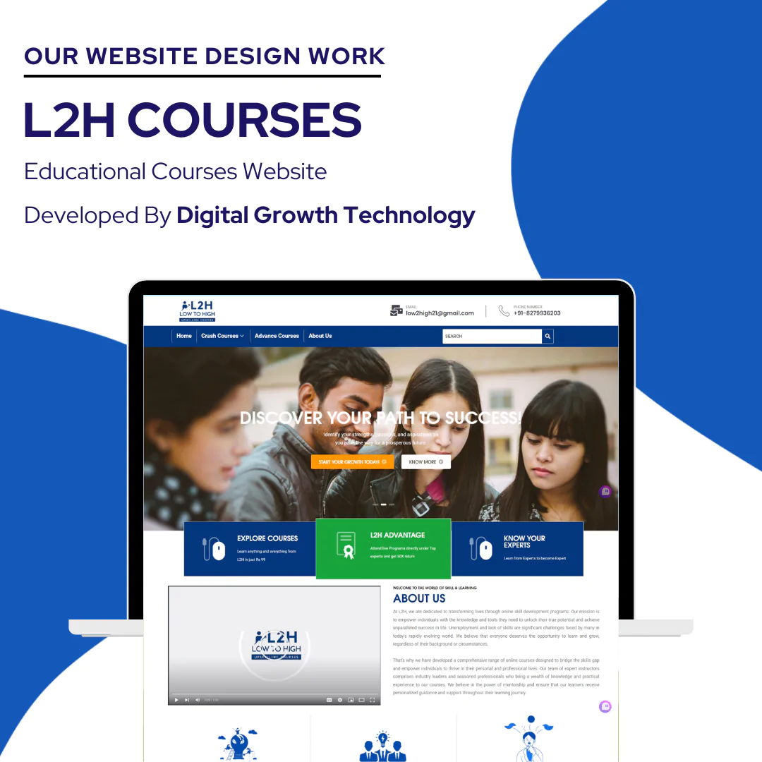 L2H Courses - Designed By Digital Growth Technology