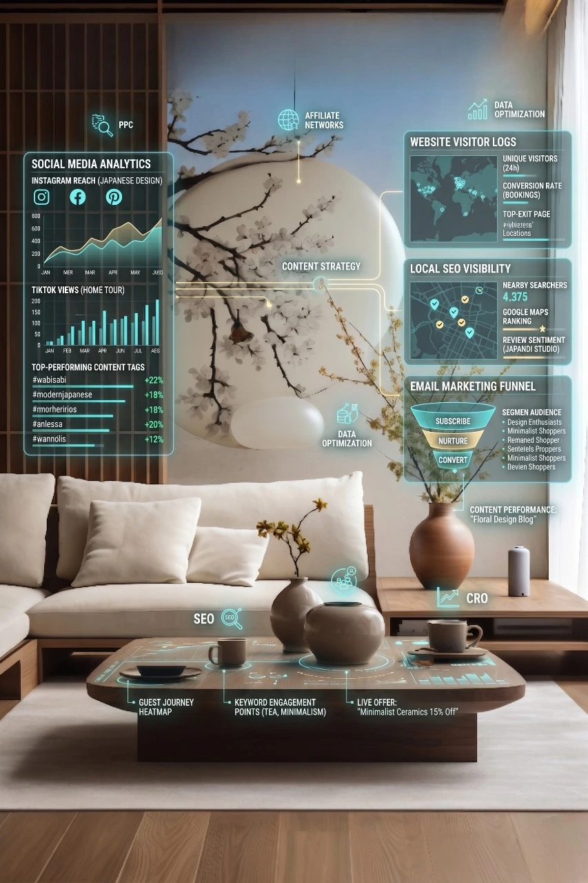 digital marketing for interior designers, seo for interior designers, interior designers lead generation, social media marketing for interior designers