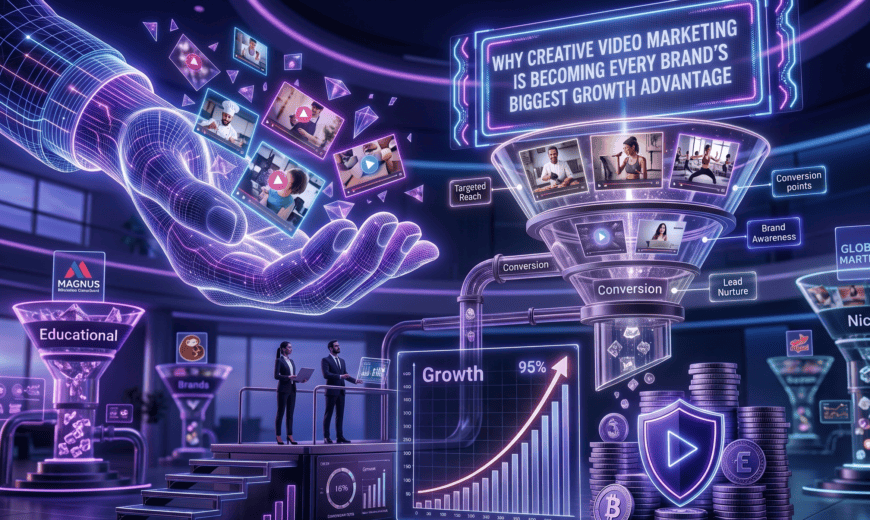 creative video marketing, video media marketing, digital growth technology, video marketing agency India, video advertising company India