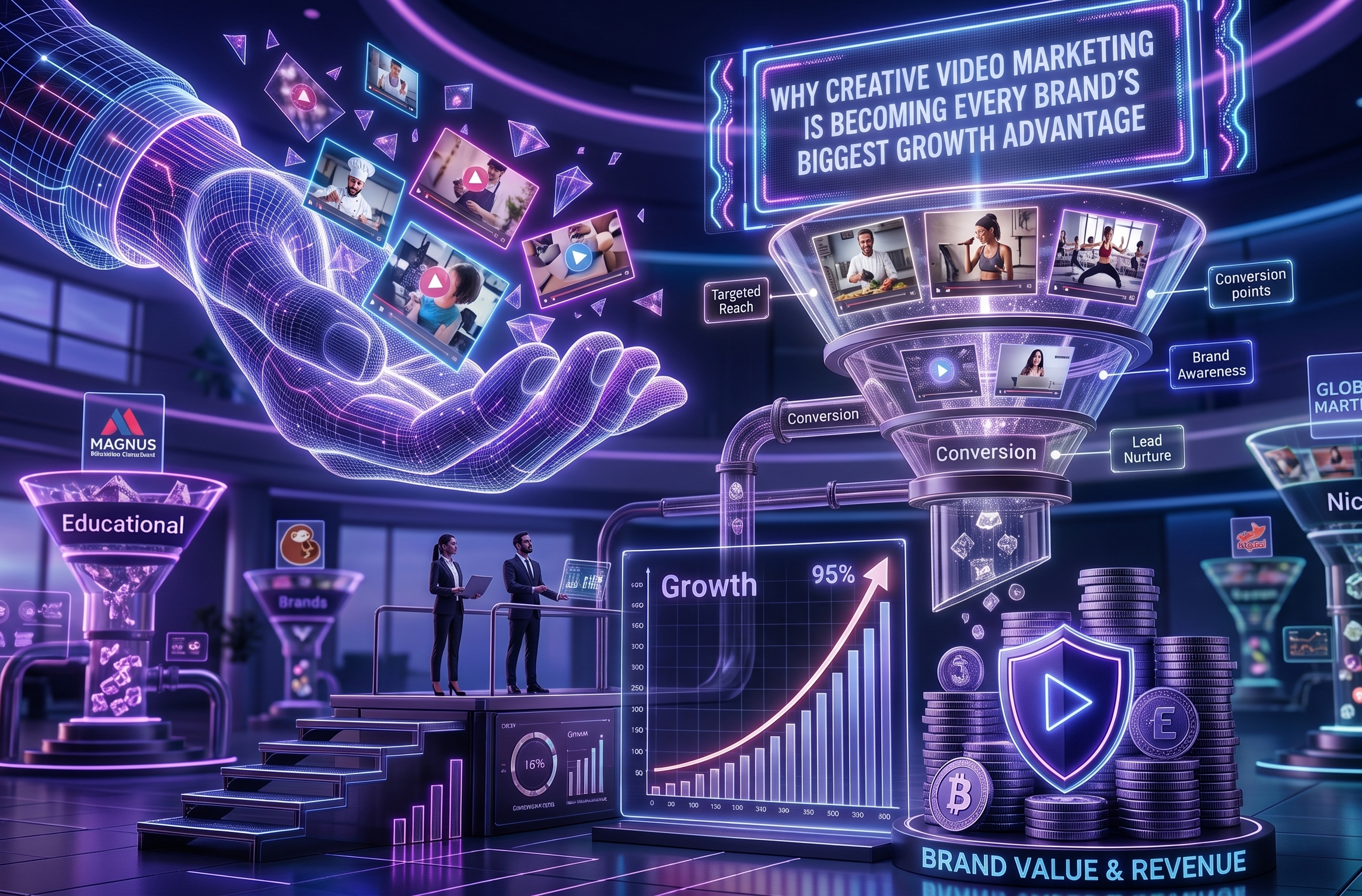 creative video marketing, video media marketing, digital growth technology, video marketing agency India, video advertising company India