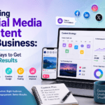 creating social media content for business