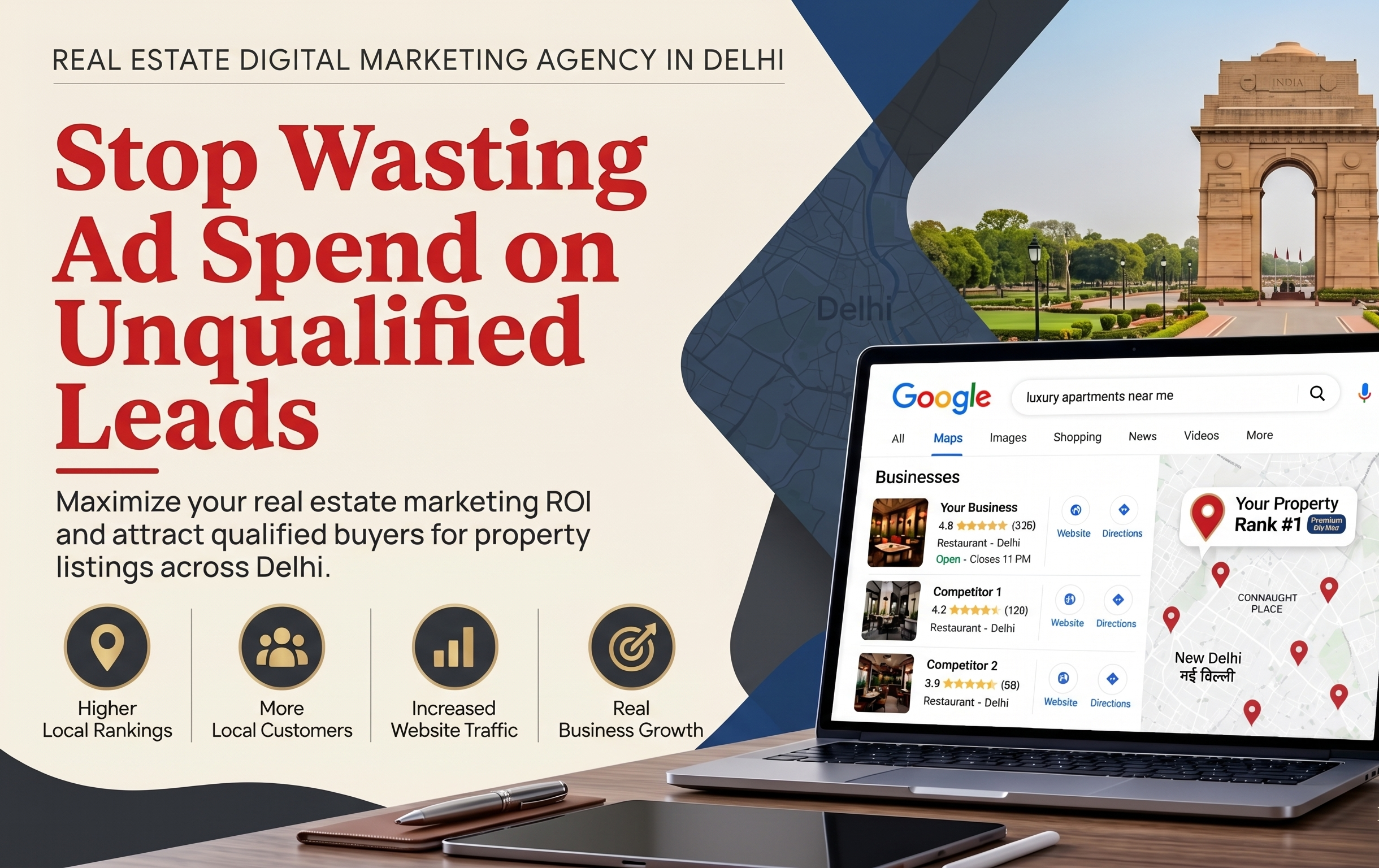 real estate digital marketing agency in delhi