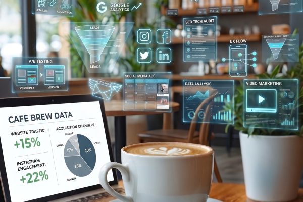 digital marketing for cafes, digital marketing services for cafes, cafe marketing from agency